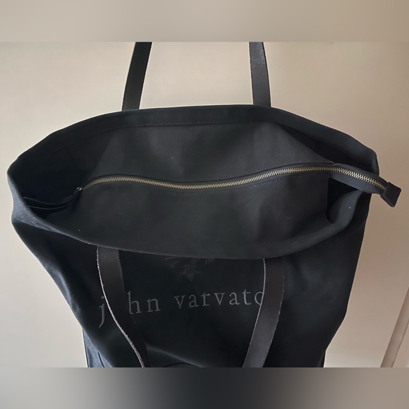 John Varvatos Large Canvas Tote Bag - Picture 7 of 7